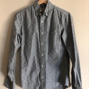 J. Crew XS Slim Untucked Oxford Shirt